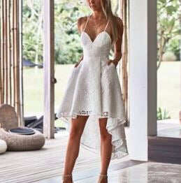 فستان أبيض قصير | White Short Dress