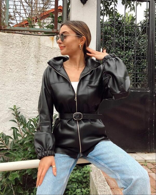 جاكيد جلد أسود | Black Leather Jacket