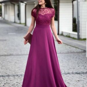فستان طويل بنفسجي | Long Purple Dress