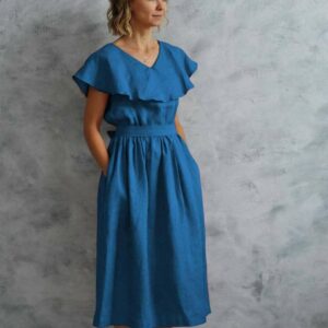 فستان أزرق | Blue Dress