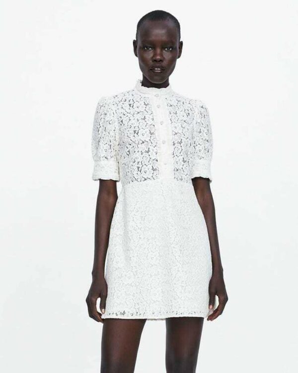 فستان أبيض قصير | Short White Dress