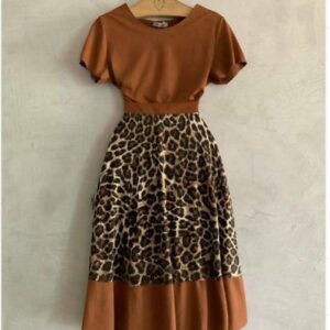 فستان بني | Brown Dress