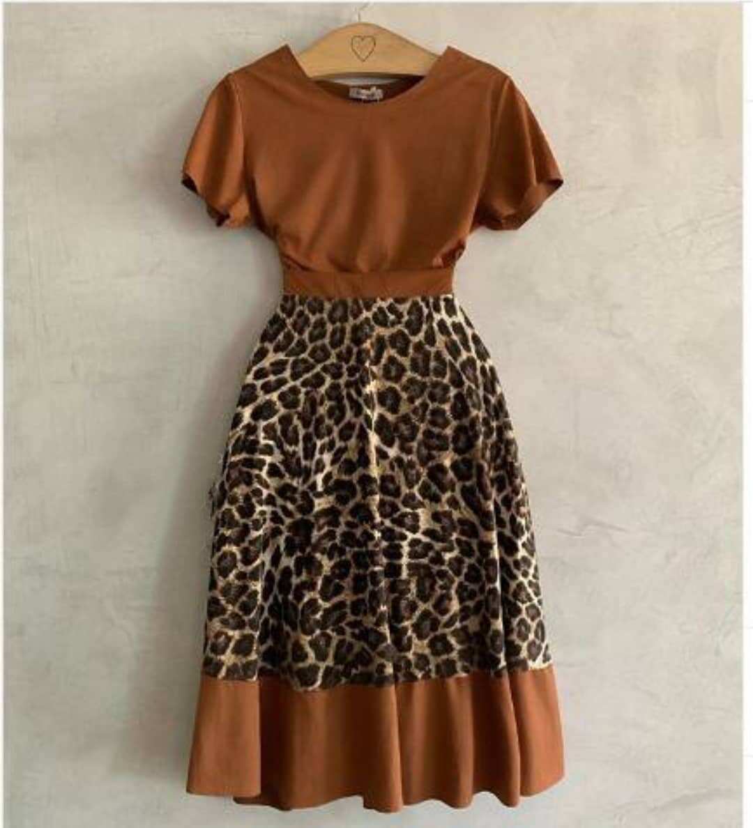 فستان بني | Brown Dress