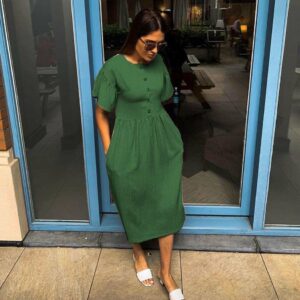 فستان أخضر | Green Dress