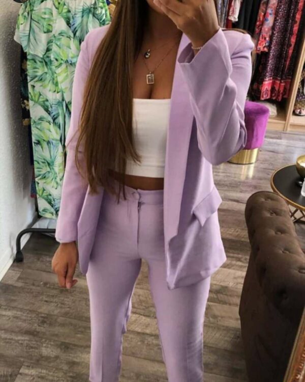 طقم بنفسجي | Purple Suit