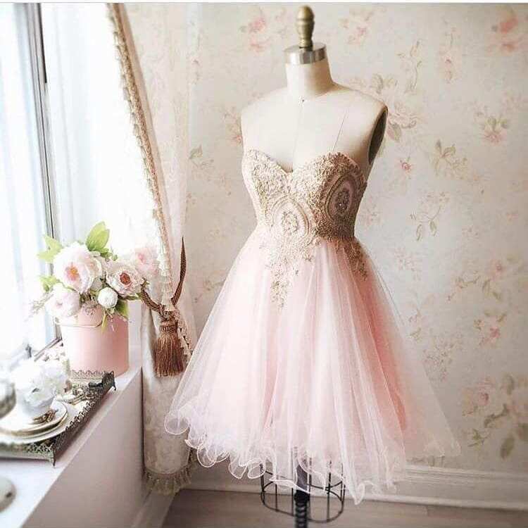 فستان وردي قصير | Short Pink Dress